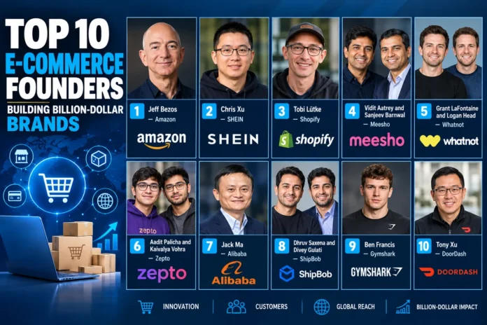 Top 10 E-commerce Founders Building Billion-Dollar Brands